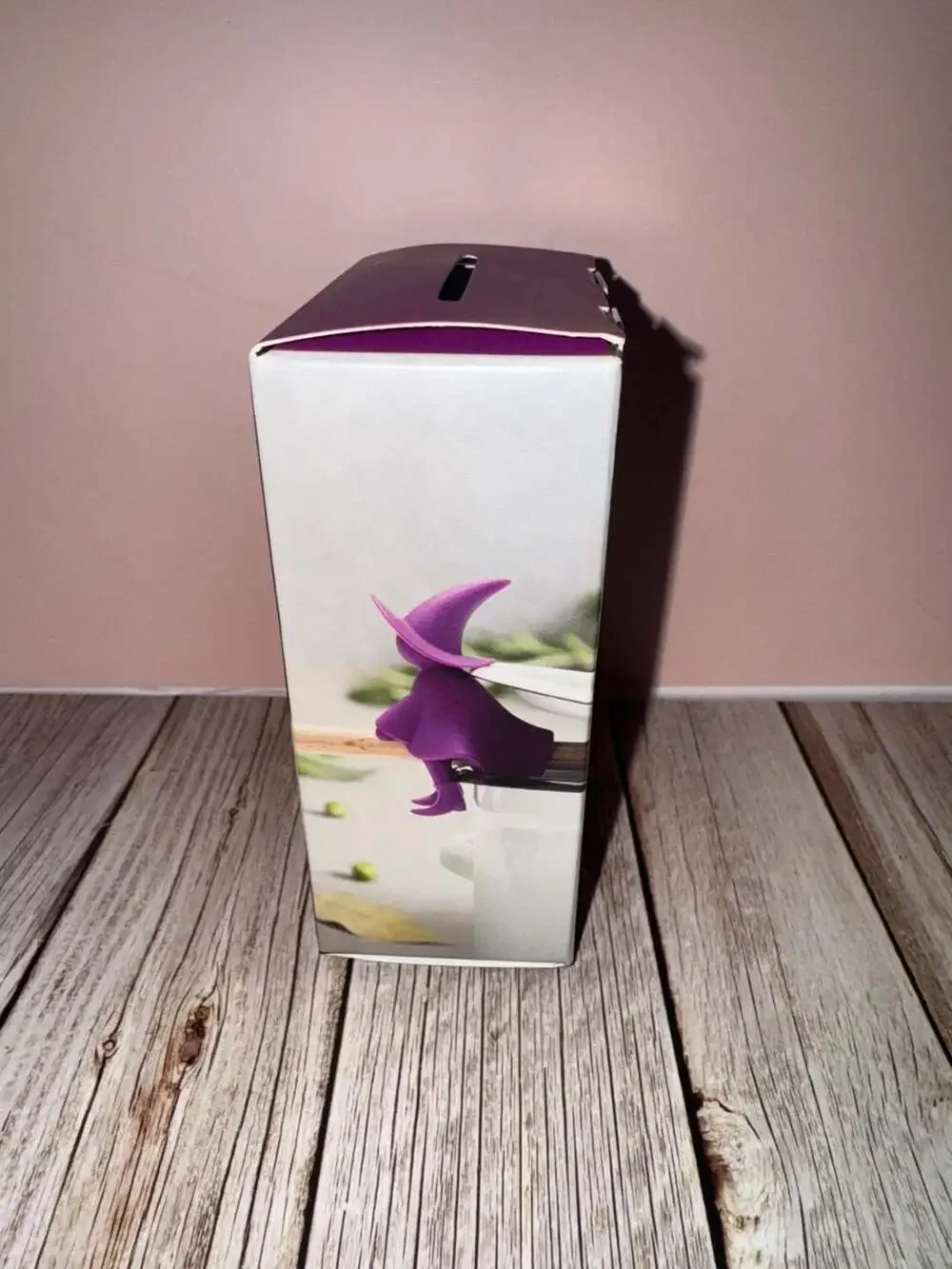Agatha Spoon Holder and Steam Releaser - Purple Silicone Witch Kitchen Gadget